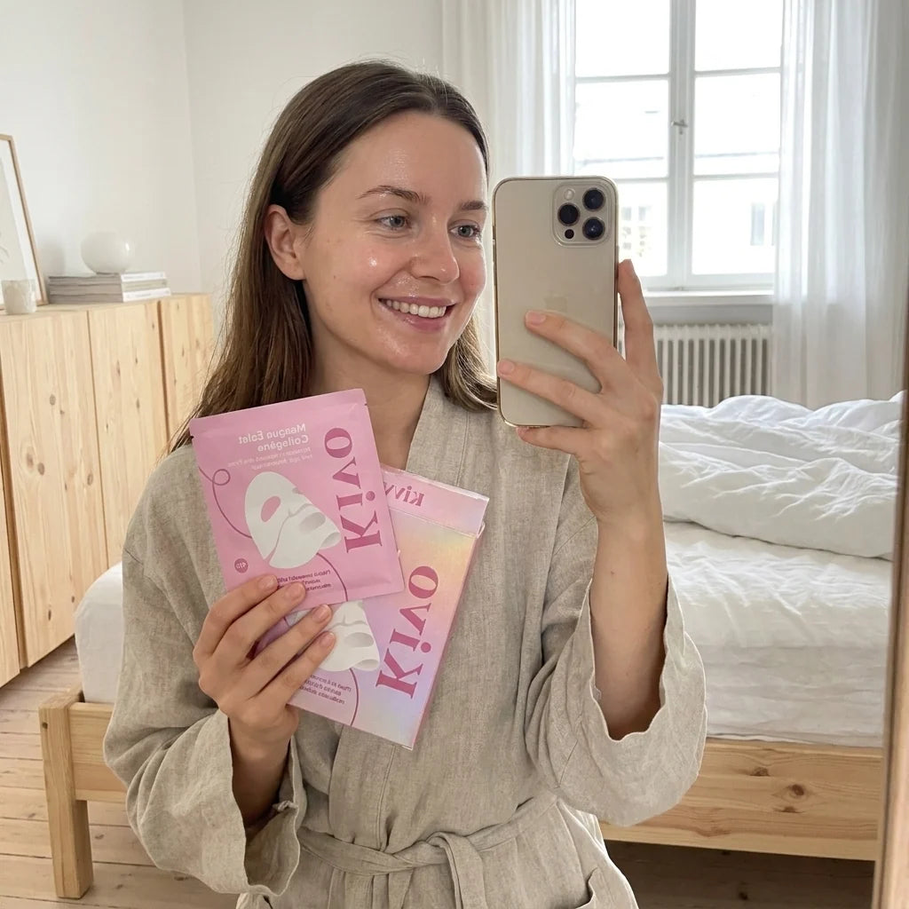 Masque hydrogel Kivo et rituel de soin