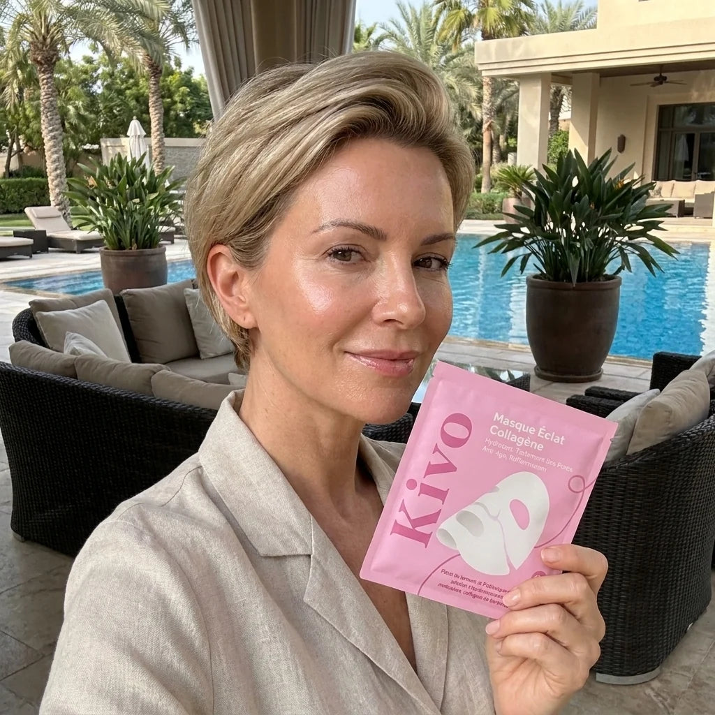 Masque hydrogel Kivo et rituel de soin