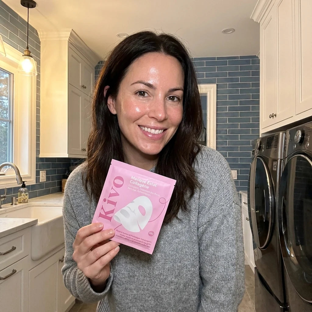Masque hydrogel Kivo et rituel de soin